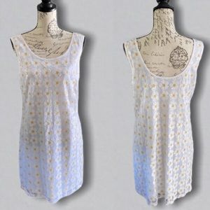 Oleg Cassini Daisy Sequin Shift Dress